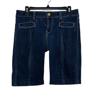 American Eagle Stretch Women’s Hipster Blue Jean Custom Made Shorts Size 8 R